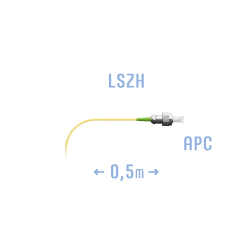 Пигтейл FC/APC SM (0.9) 0,5 m